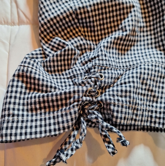 Cute b&w check Dressbarn cropped sz 18 - Picture 6 of 7